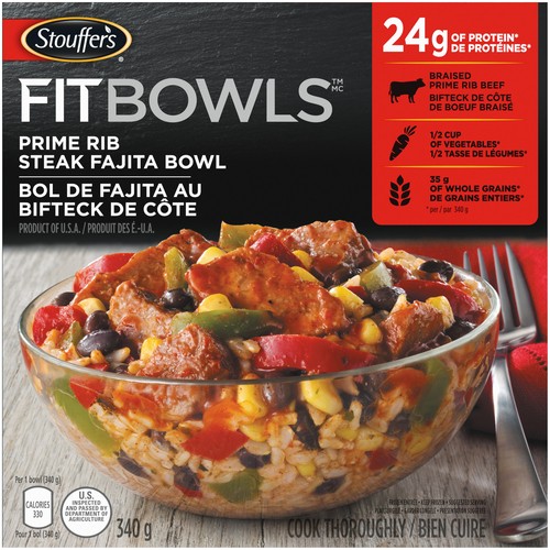 Stouffer's Frozen Steak Fajita Fit Bowl 340 g