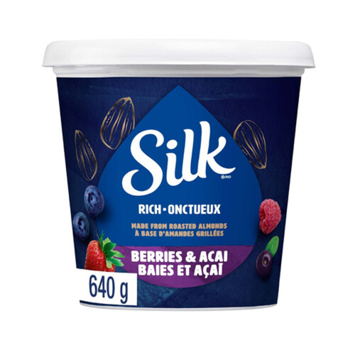 Silk Dairy-Free Almond Yogurt Berries & Acai Flavour 640 g