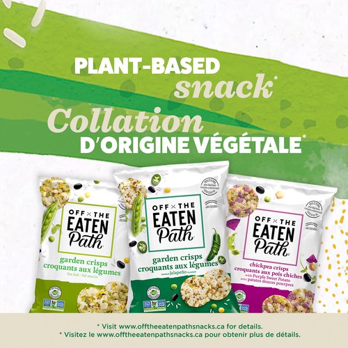Off The Eaten Path Garden Rice and Pea Snacks Crisps Jalapeño Flavour 177 g