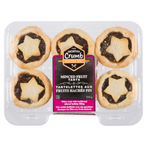 The Worthy Crumb Fruit Tarts Minced 510 g