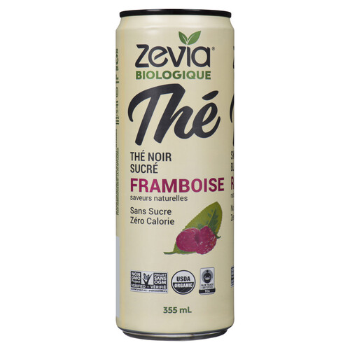 Zevia Organic Black Tea Raspberry 355 ml (can)