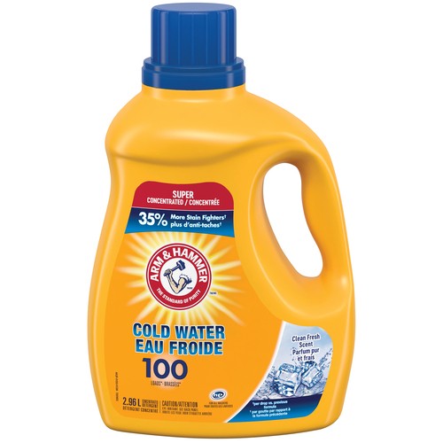 Arm & Hammer Coldwater Laundry Detergent Clean Fresh 2.96 L