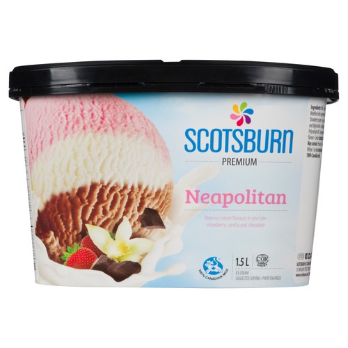 Scotsburn Ice Cream Neapolitan 1.5 L