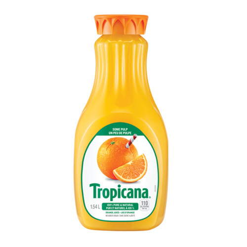 Tropicana Juice With Some Pulp Orange 1.54 L (bottle)