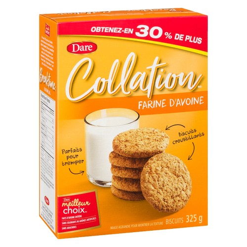 Dare Breaktime Peanut-Free Cookies Oatmeal 325 g