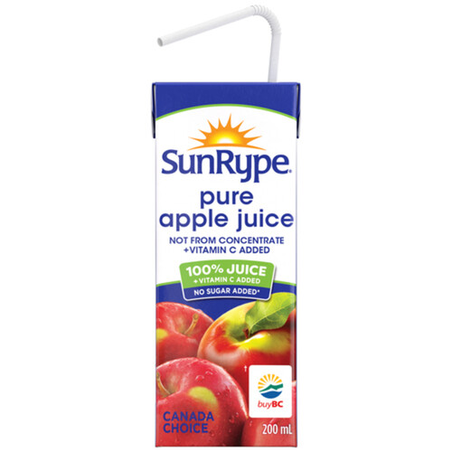 Voilà Sunrype Pure Apple Juice Boxes 5 x 200 ml