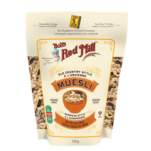 Bob's Red Mill Cereal Muesli European Style 510 g