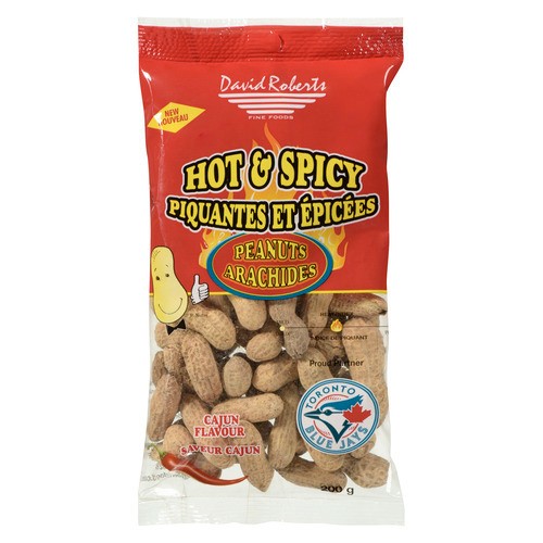 David Roberts Peanuts Inshell Hot & Spicy 200 g