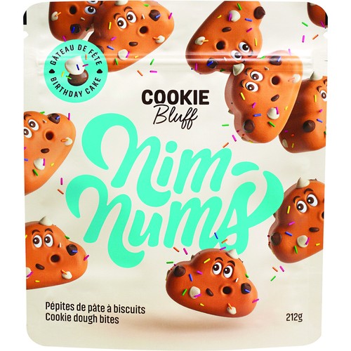 Cookie Bluff Nim-Nums Cookie Dough Bites Birthday Cake 212 g