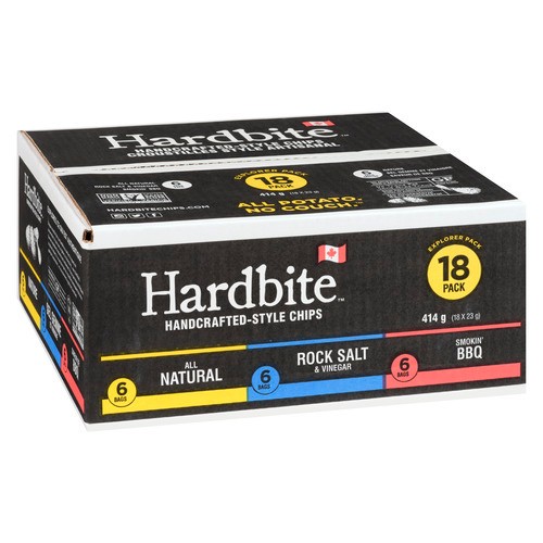 Hardbite Potato Chips Variety Pack 18 Count 414 g