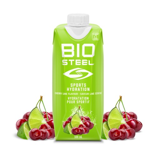 BioSteel Sports Drink Ready To Drink Cherry Lime 500 ml