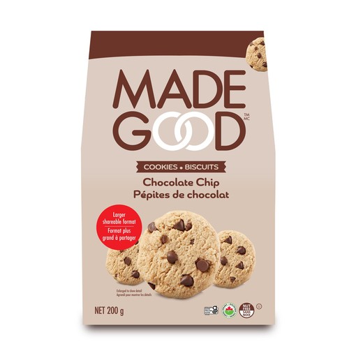MadeGood Cookies Chocolate Chip Crunchy 200 g
