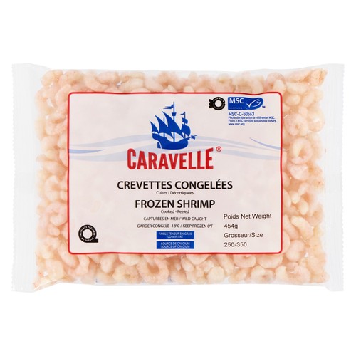 La Crevette Du Nord Frozen Shrimp Cooked Peeled 454 g