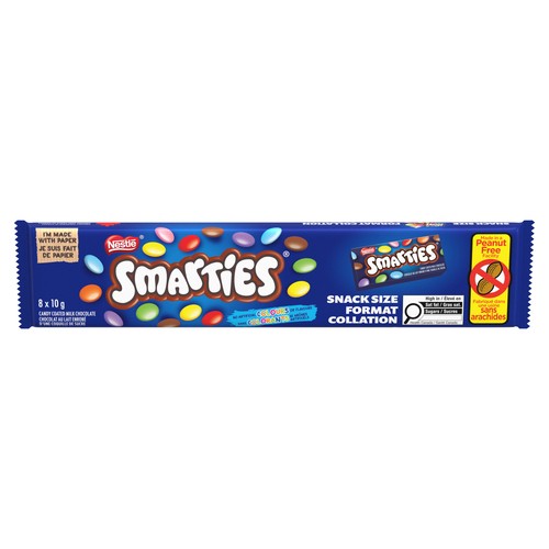 Nestlé Smarties Peanut-Free Chocolate Juniors 8 x 10 g (pack)