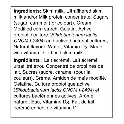 Activia 2.2% Yogurt With Probiotics Vanilla Flavour 650 g