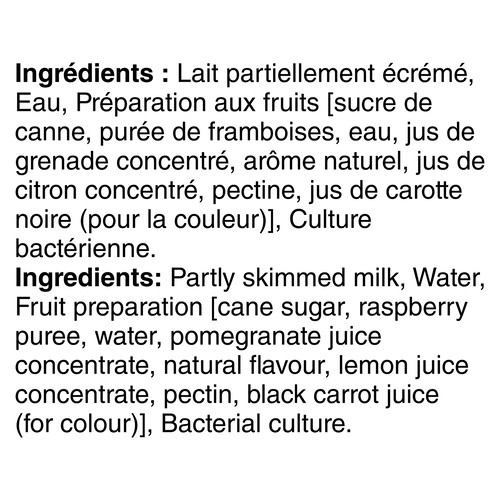 Liberté Classique 1.5% Drinkable Yogurt Raspberry Pomegranate 1 L