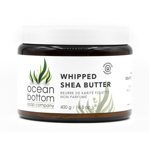 Ocean Bottom Soap Company Unscented Whipped Shea Butter 1 x 400 g