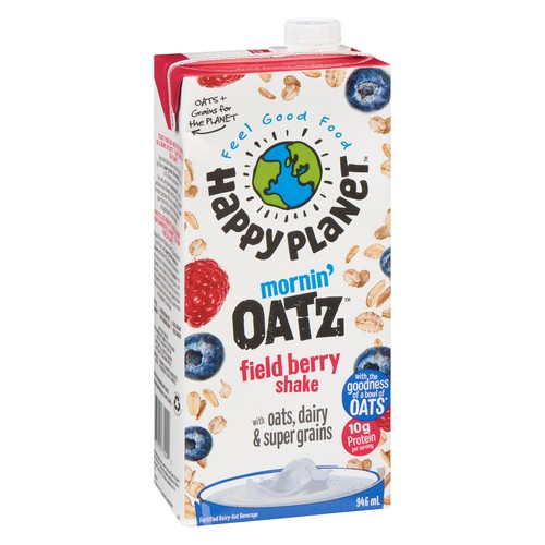 Happy Planet Mornin' Oatz Shake Field Berry 946 ml