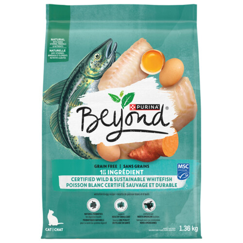 Beyond Dry Cat Food Wild-Caught Whitefish & Free Run Egg Recipe 1.36 kg