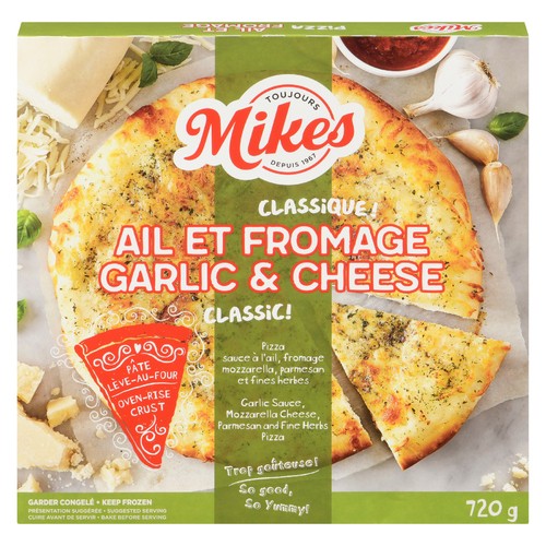 Mikes Frozen Garlic Cheese Pizza 720 g