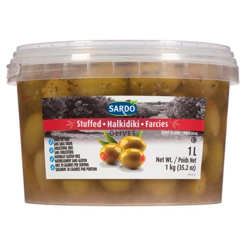 Sardo Stuffed Halkidiki Olives 1 L