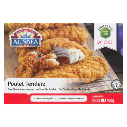 Al Safa Halal Frozen Chicken Tenderz 400 g