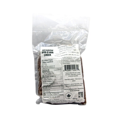 Meadow Creek Spicy Italian Sausage Meat 454 g