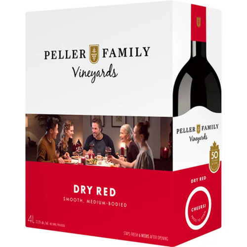 Peller Dry Red Wine Family Vineyards 4 L