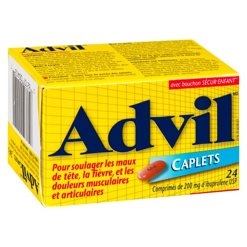 Advil Pain Relief 200 mg Caplets 24 EA