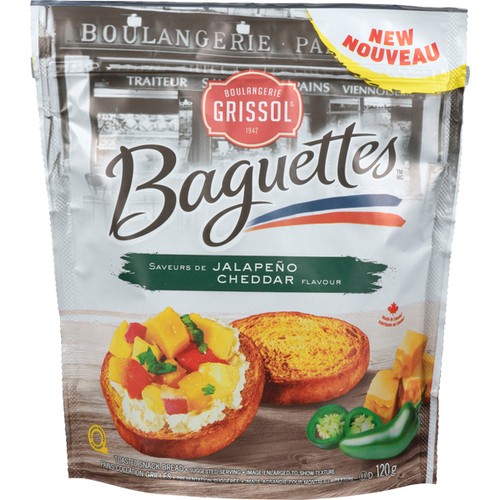 Grissol Baguettes Jalapeno Cheddar 120 g
