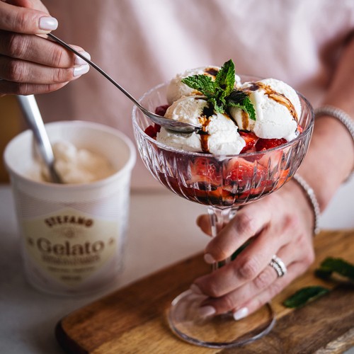 Stefano Faita Gelato Italian Style Vanilla 500 ml