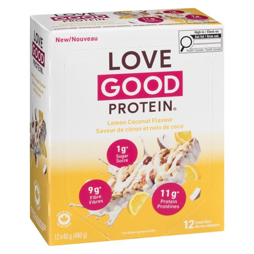 Love Good Protein Bar Lemon Coconut 12 x 40 g