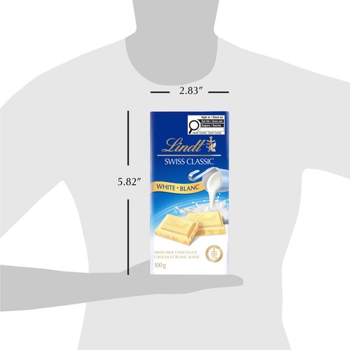 Lindt Swiss Classic White Chocolate Bar 100 g