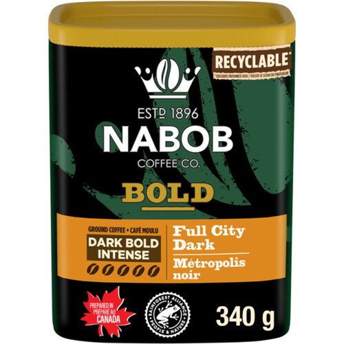 Nabob Ground Coffee Bold Full City Dark 340 g