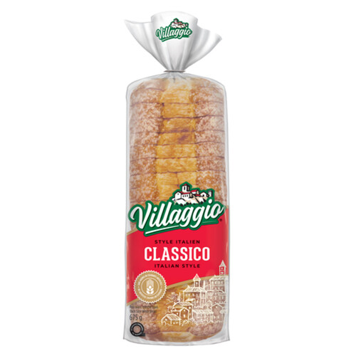 Villaggio White Bread Classico Italian Style Thick Slice 675 g