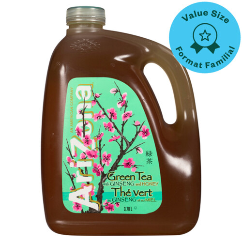 Arizona Green Tea With Ginseng & Honey 3.78 L