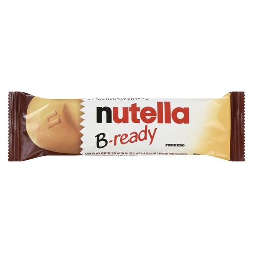 Nutella B-Ready Crispy Wafer Filled With Nutella Hazelnut Spread 22 g