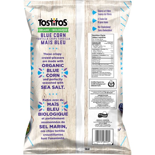 Tostitos Organic Tortilla Chips Blue Corn 210 g