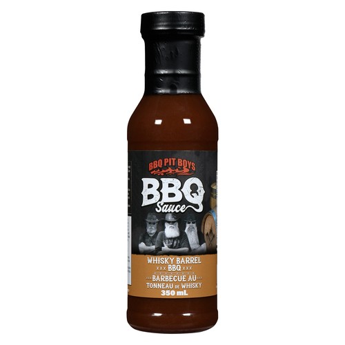 BBQ Pit Boys BBQ Sauce Whisky Barrel BBQ 350 ml