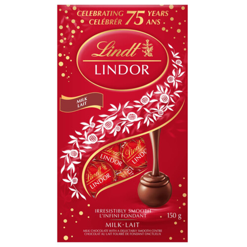 Lindt Lindor Milk Chocolate Truffles Bag 150 g