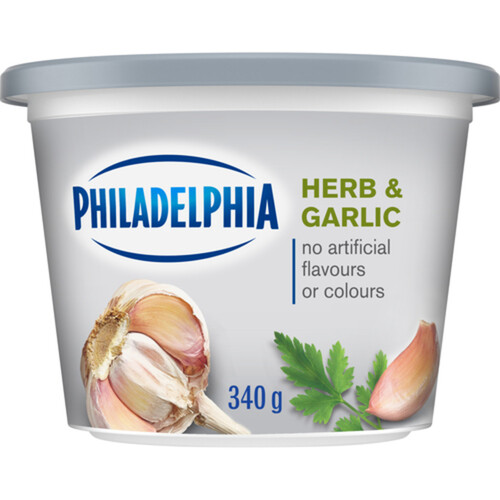 Philadelphia Cream Cheese Herb & Garlic 340 g