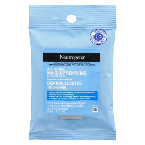 Neutrogena All-in-One Makeup Cleansing Wipes 7 Count