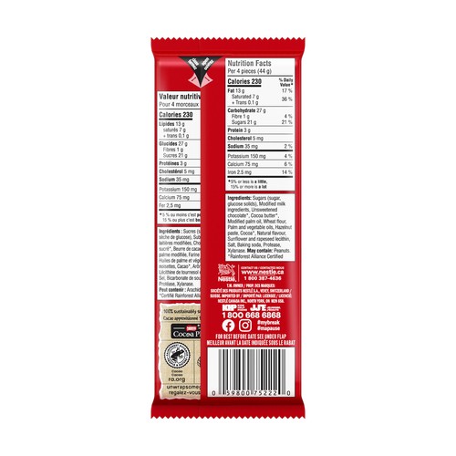 Kit Kat Chocolate Bar Hazelnut 99 g