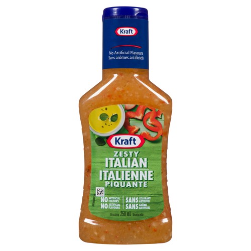 Kraft Salad Dressing Zesty Italian 250 ml