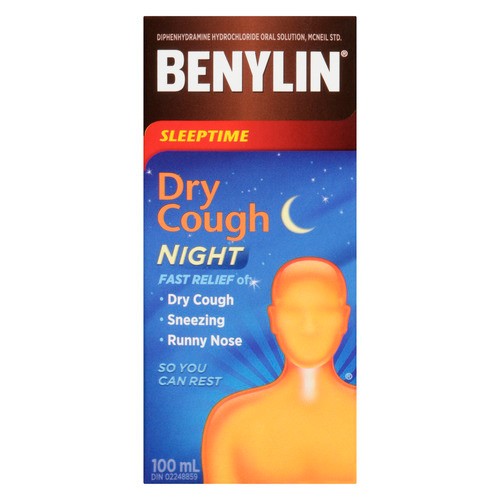 Benylin Dry Cough Night Cough Syrup 100 ml