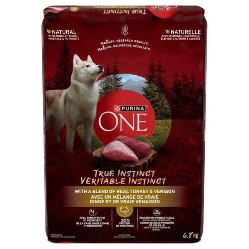 Purina ONE Dry Dog Food True Instinct Turkey & Venison 6.8 kg
