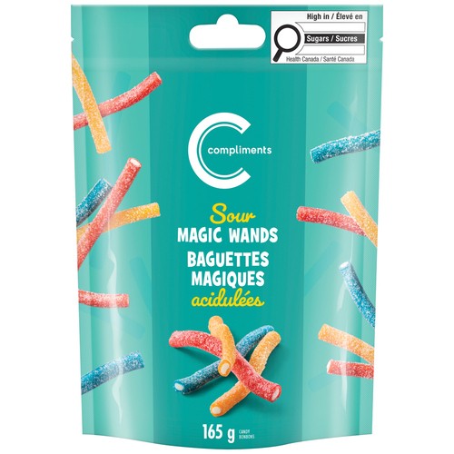 Compliments Gummies Sour Magic Wands 165 g