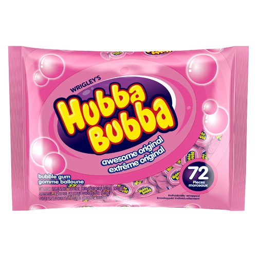 Hubba Bubba Bubblegum Flavour 72 Pieces LayDown Bag