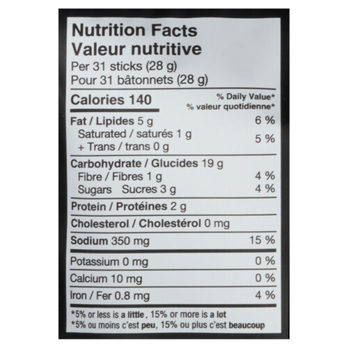 Pop Daddy Cinnamon Sugar Pretzel Sticks 212 g Voilà Online Groceries