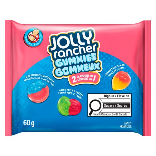 Jolly Rancher Assorted Fruit Misfits 60 g